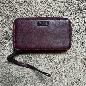 Burgundy Wallet Aimee Kestenberg NWT